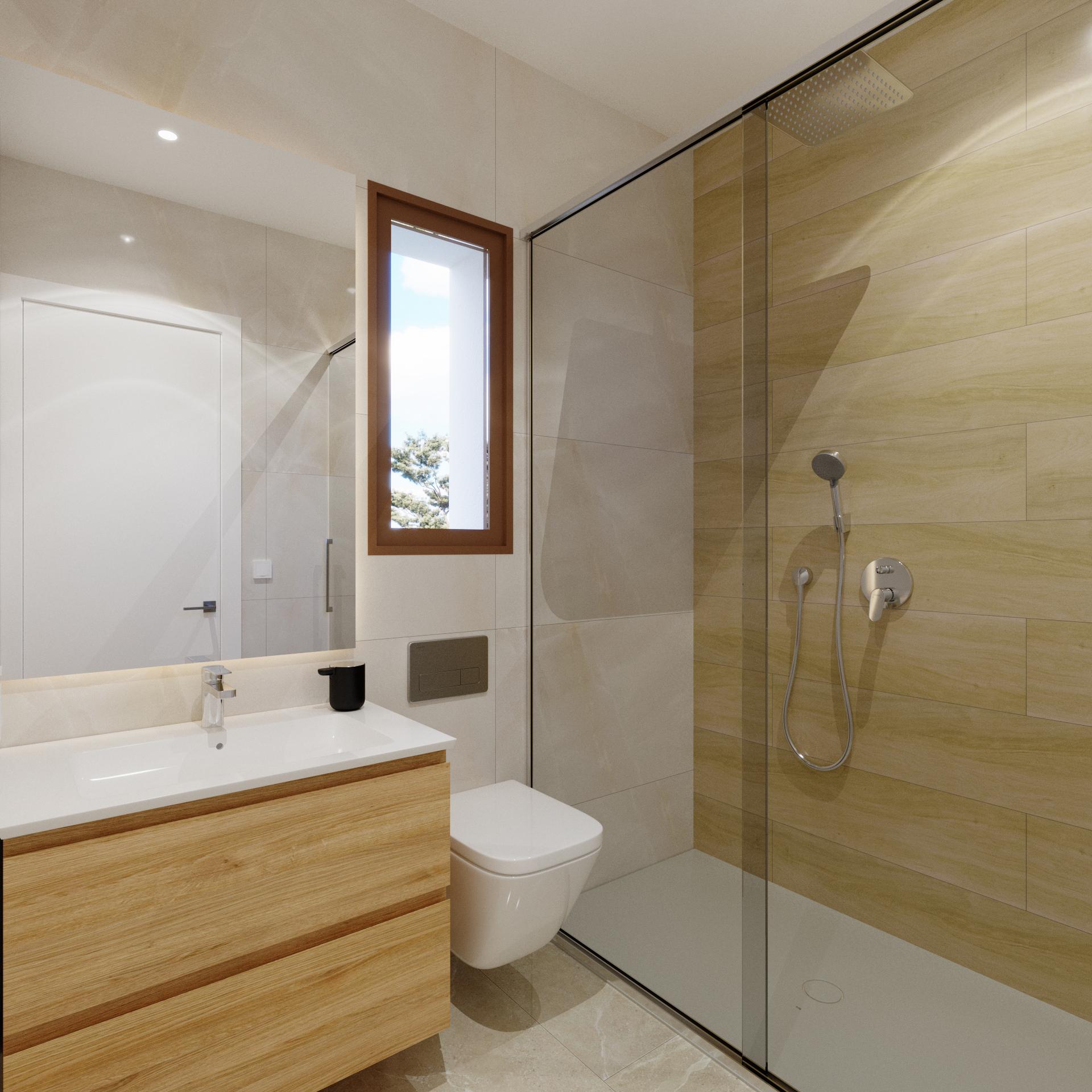 Master bedroom in 3-bedroom new-build villa, El Pinet, La Marina