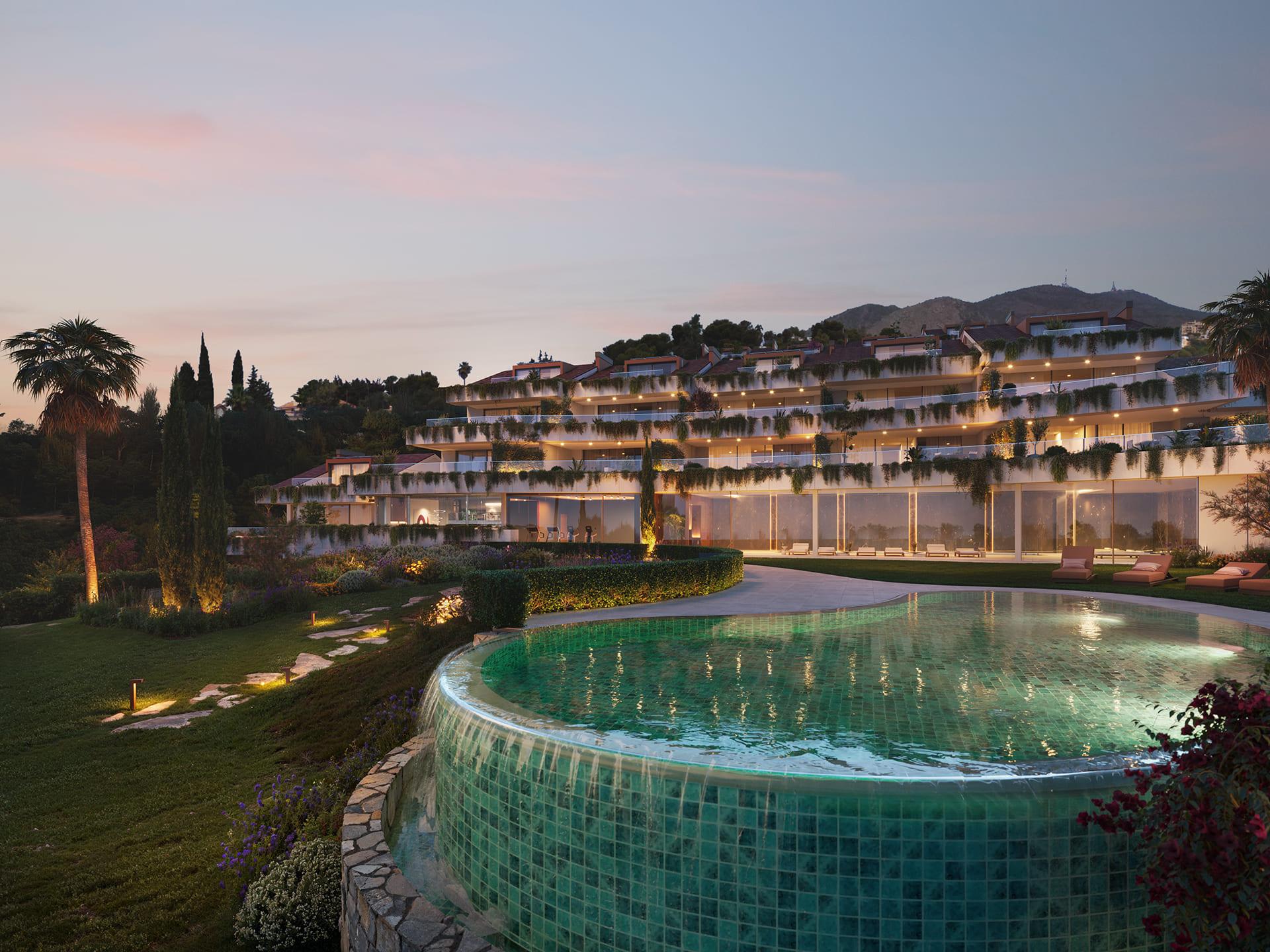 Building communal area or lobby, Torremuelle new-build development, Benalmádena