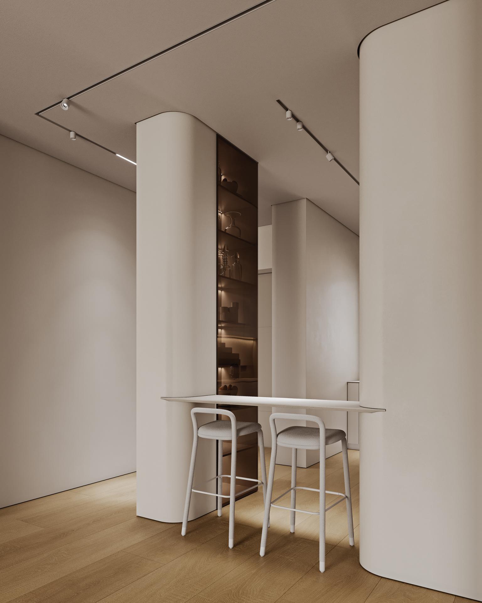 Second bedroom with built-in wardrobe