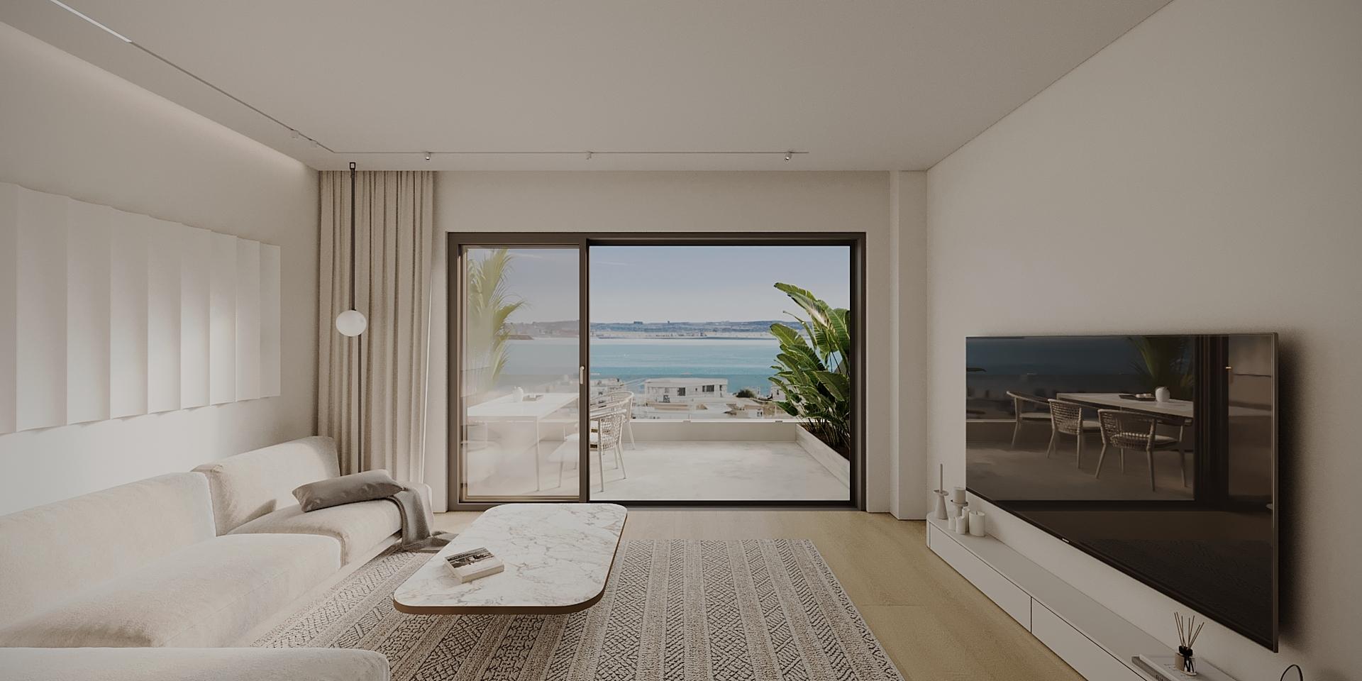 Second bedroom with built-in wardrobe and natural light