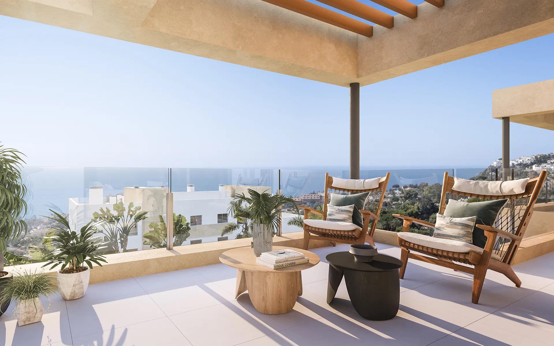 Communal pool in new-build development, Montealto, Benalmádena