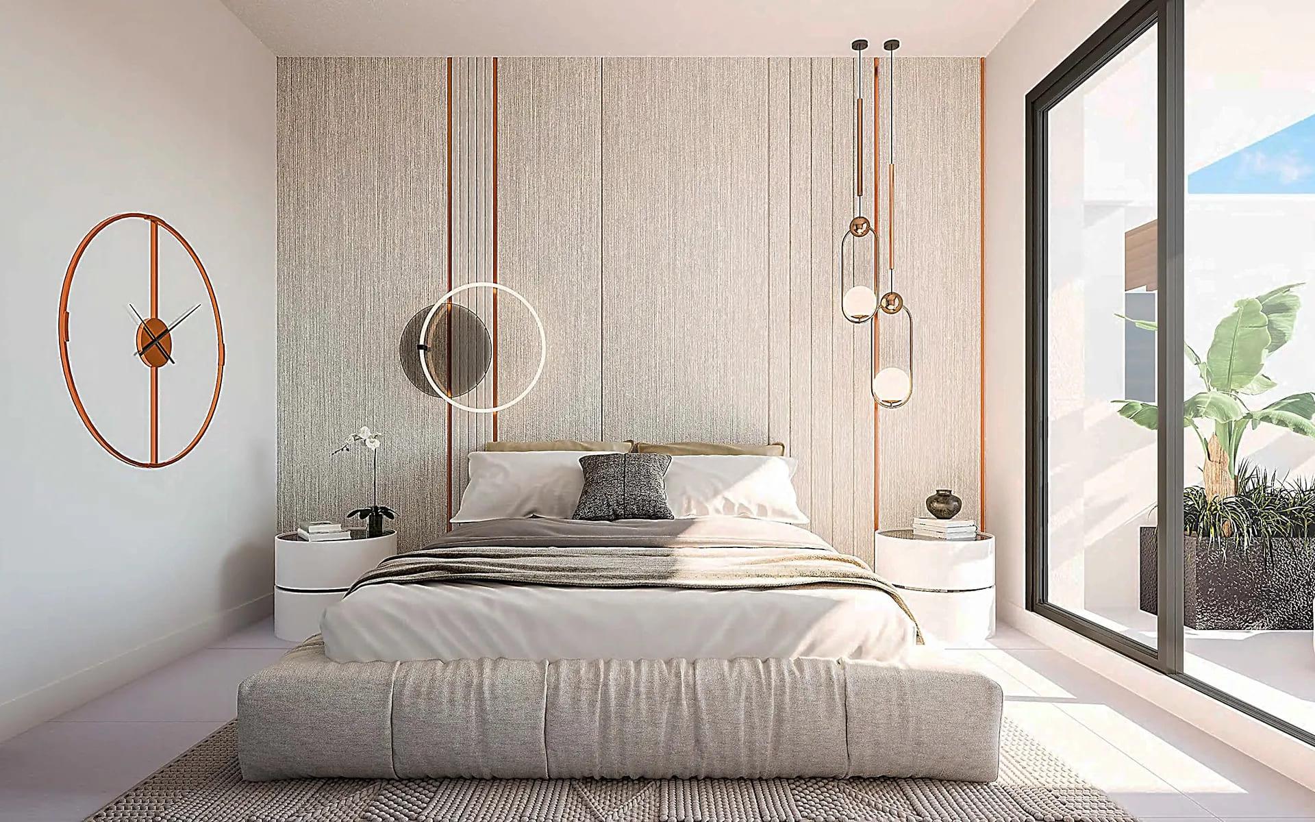 Second bedroom in new-build penthouse, Montealto, Benalmádena