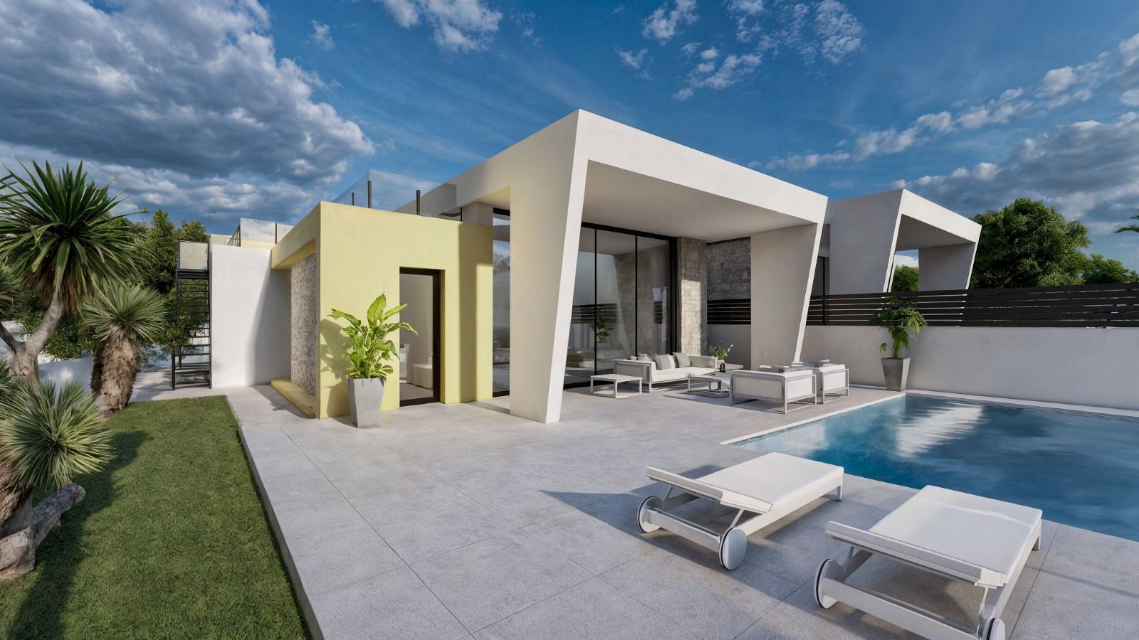 Third bedroom in 3-bedroom villa, Urbanización Perla del Mar, Orihuela
