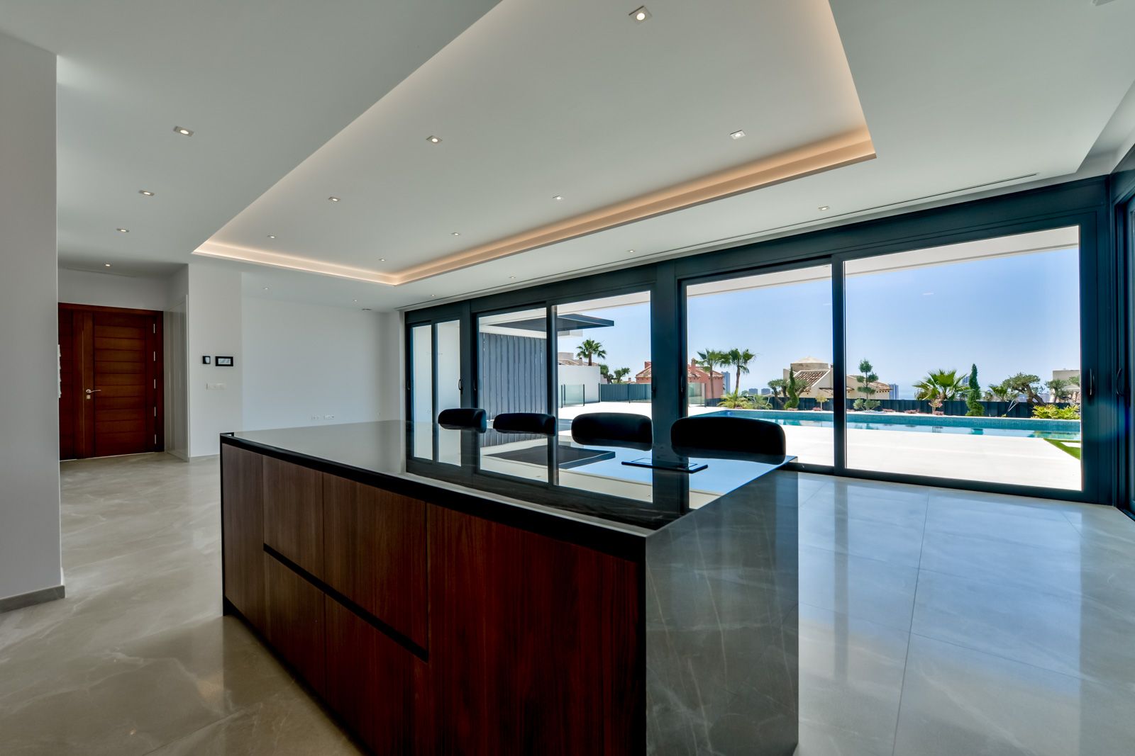 Fifth bedroom interior in 8-bedroom villa, Sierra Cortina, Finestrat