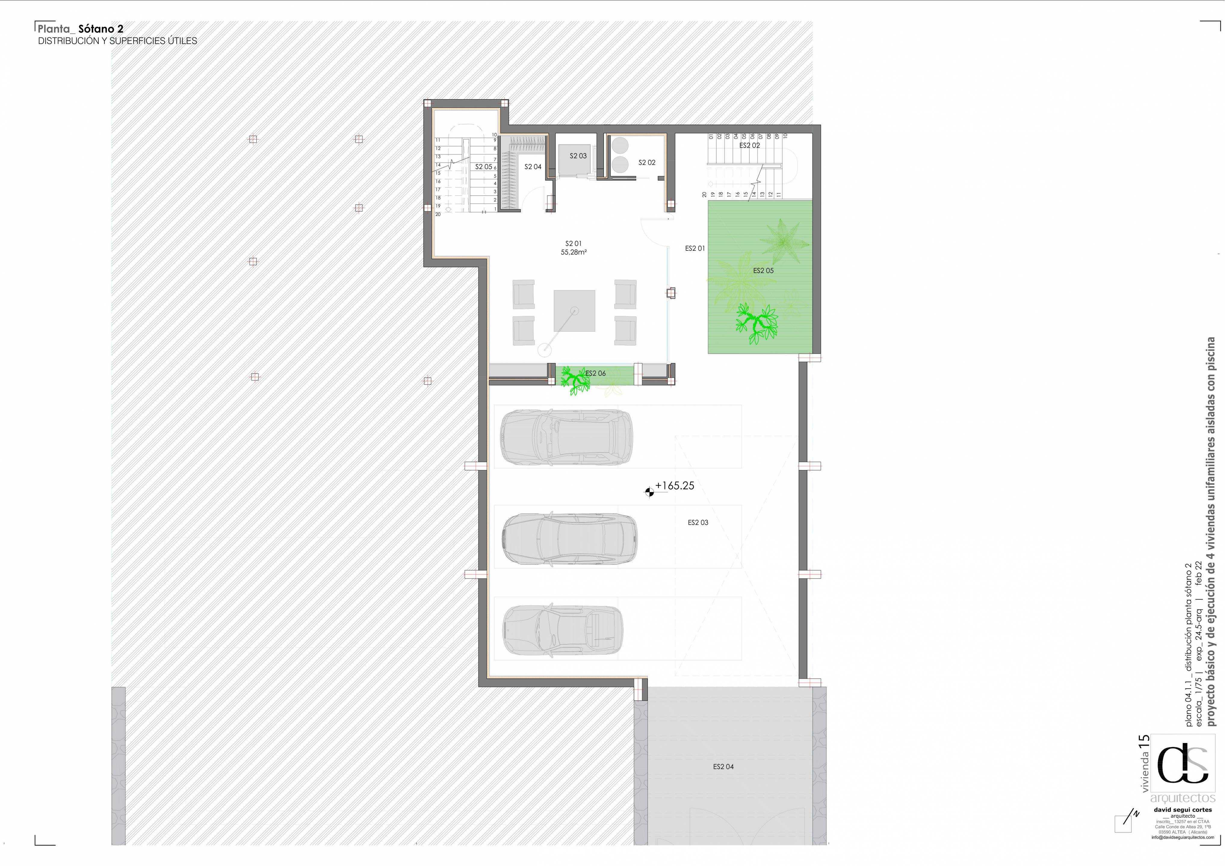 Detailed floor plan with room dimensions, 8-bedroom villa, Sierra Cortina, Finestrat