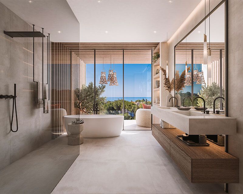Main living area in 5-bedroom villa, Cascada de Camojan, Marbella