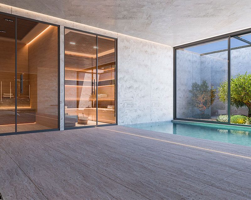 Interior hallway in 5-bedroom villa, Cascada de Camojan, Marbella
