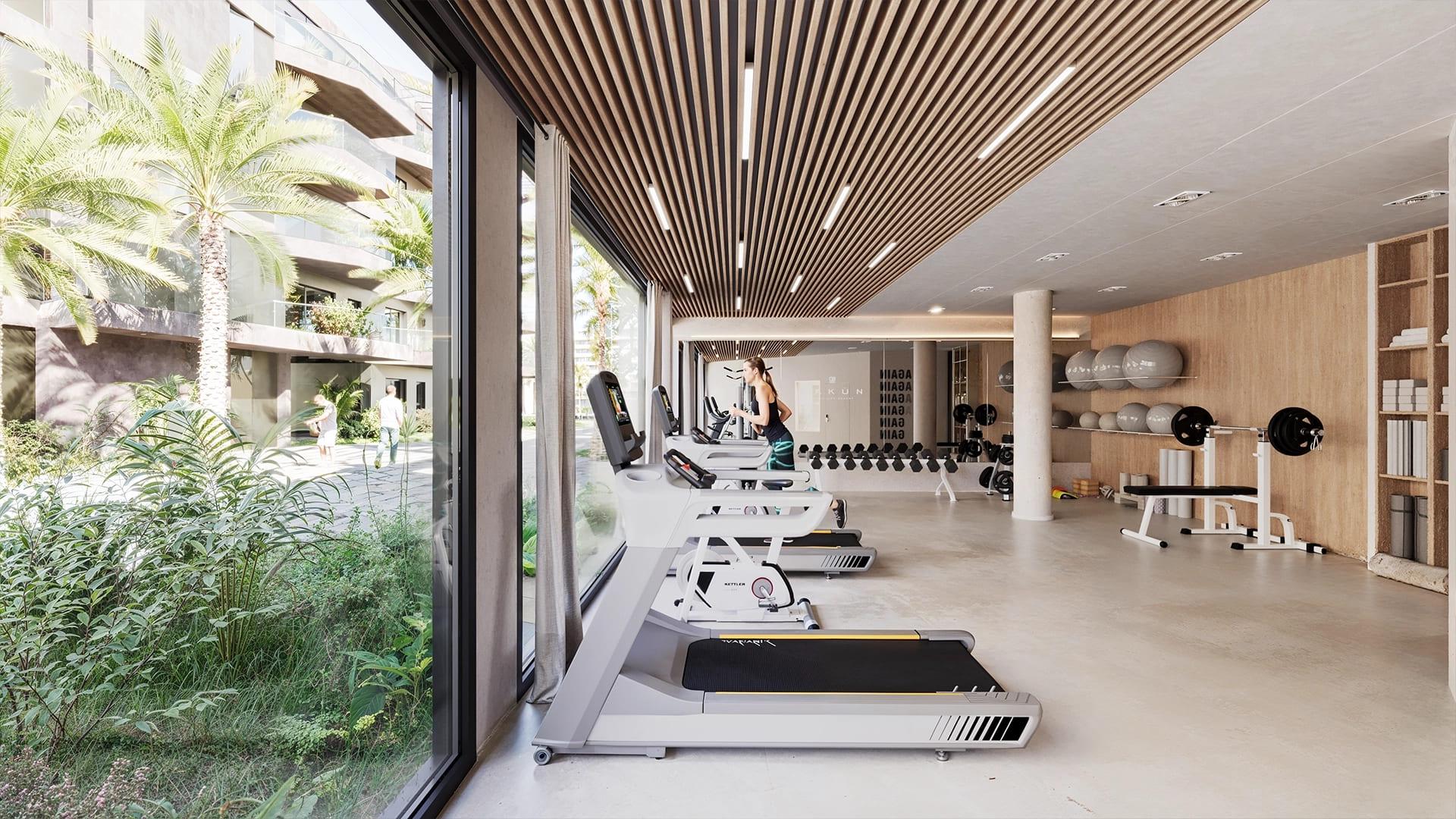 Second view of the penthouse interior, Las Flores