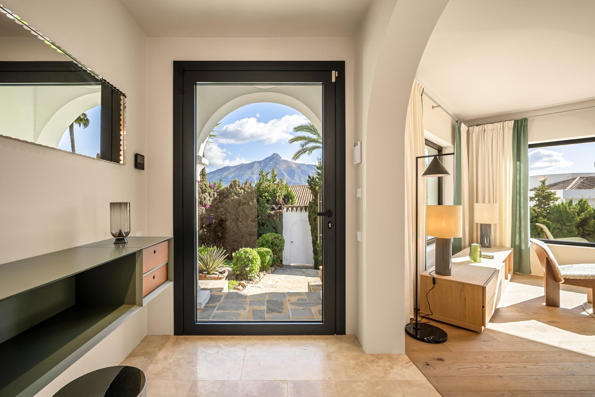 Ground-floor reception room in new-build villa, Puerto Banús