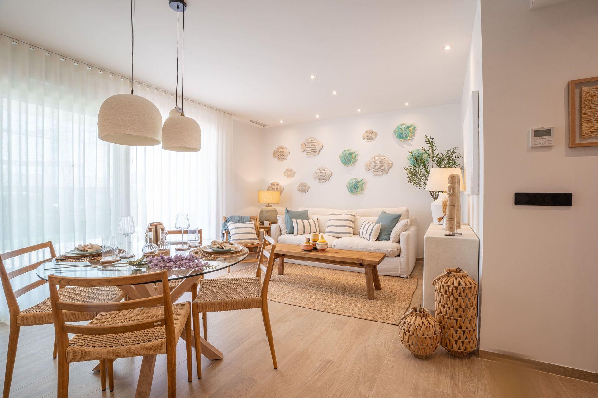 Communal area detail in new-build development, Algorfa