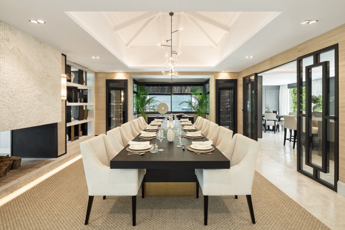 Lower-ground level of new-build villa in Puerto Banús