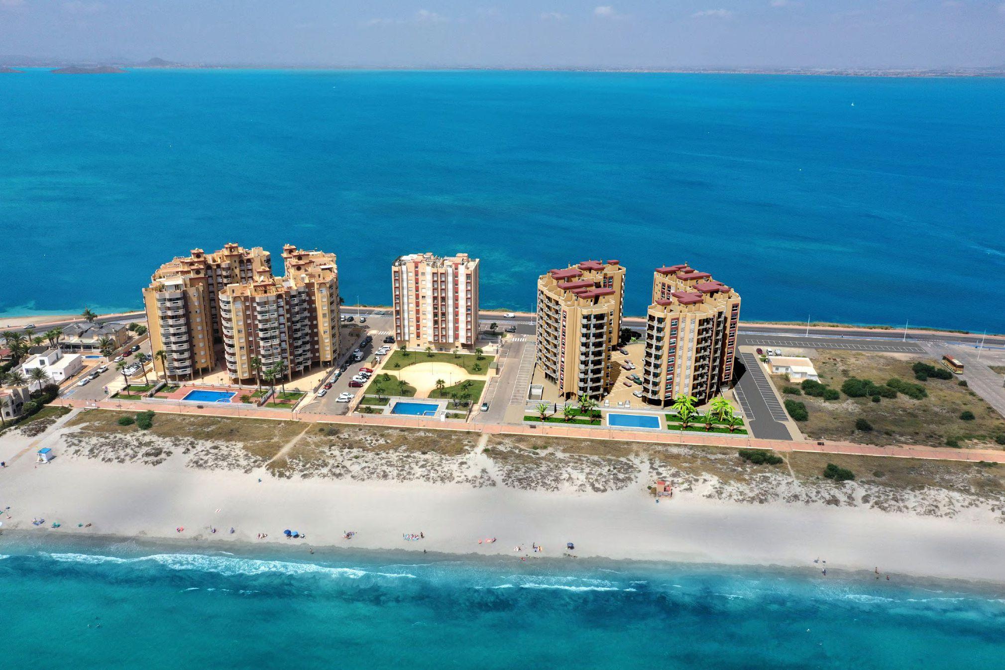 Apartment for sale in Playa Principe, La Manga Del Mar Menor - exterior of the 9-storey tower