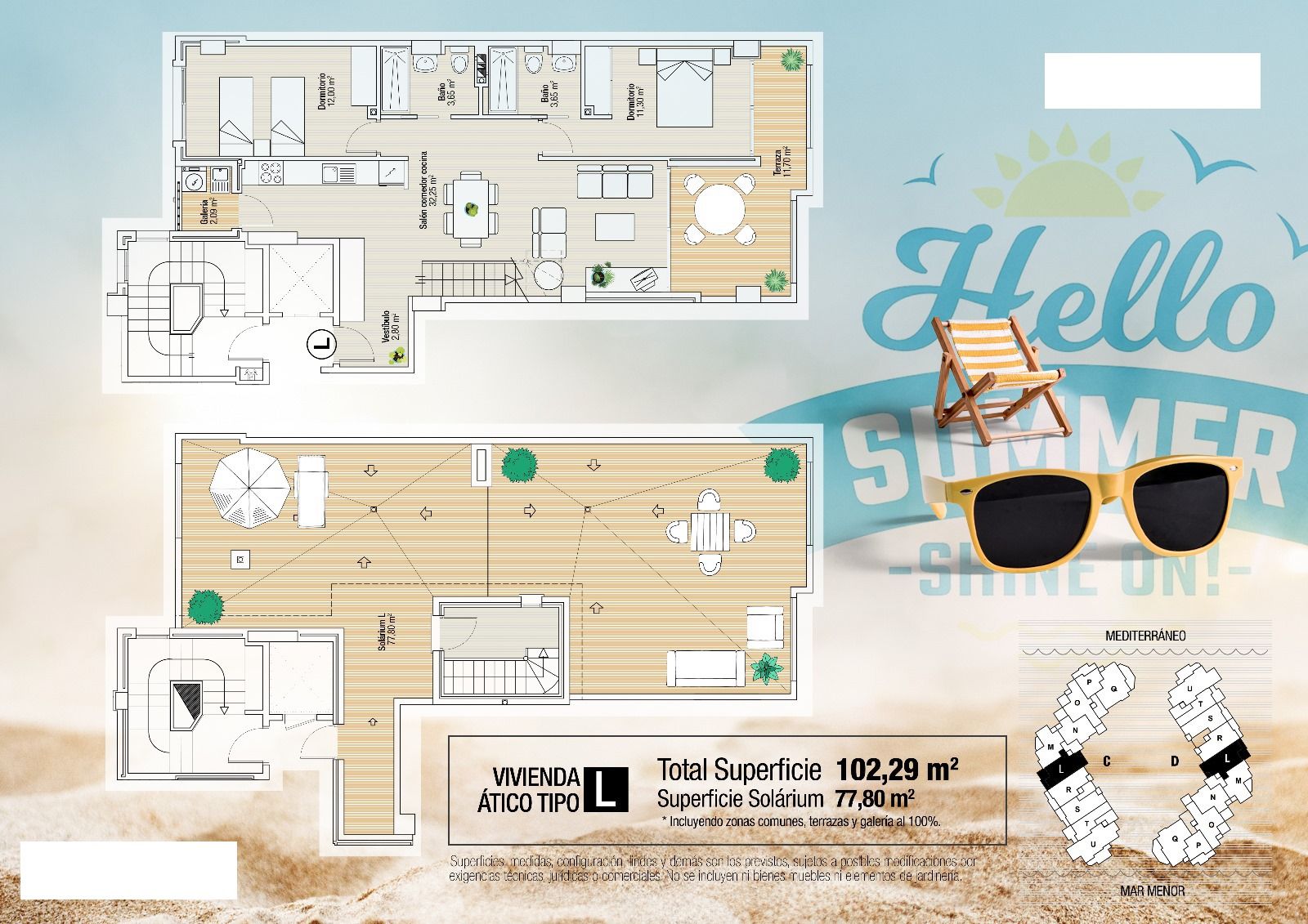 Floor plan with room dimensions