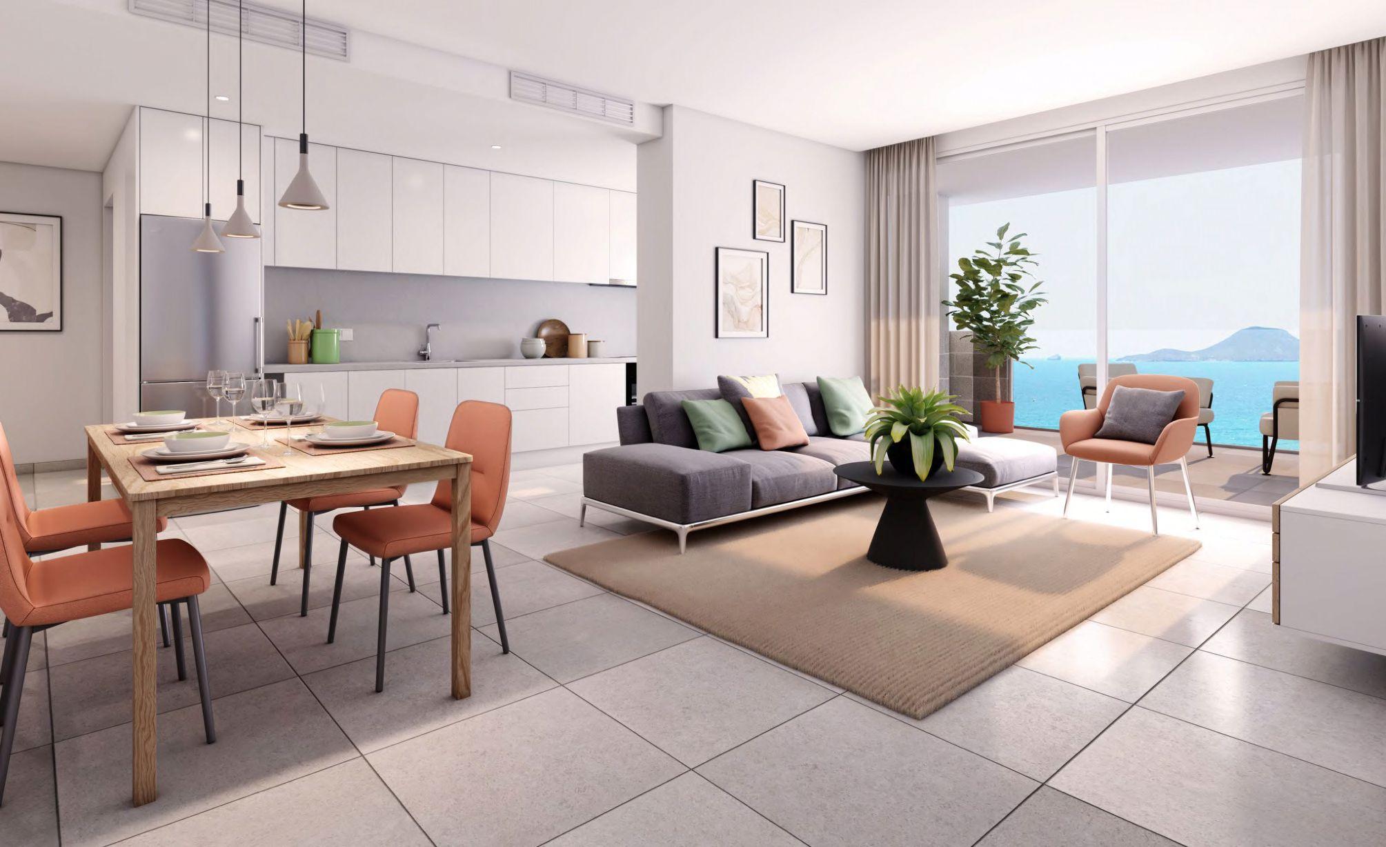 Main bedroom with wardrobe and access to the terrace