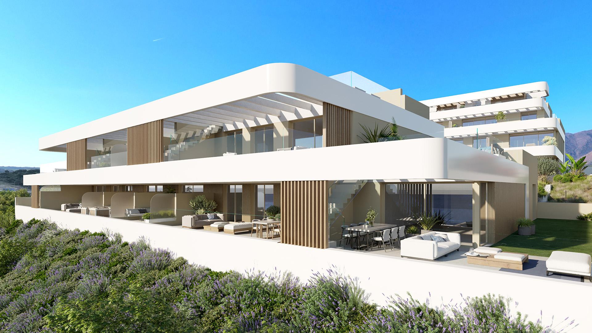 Master bedroom in 3-bedroom penthouse, Arroyo Vaquero, Estepona