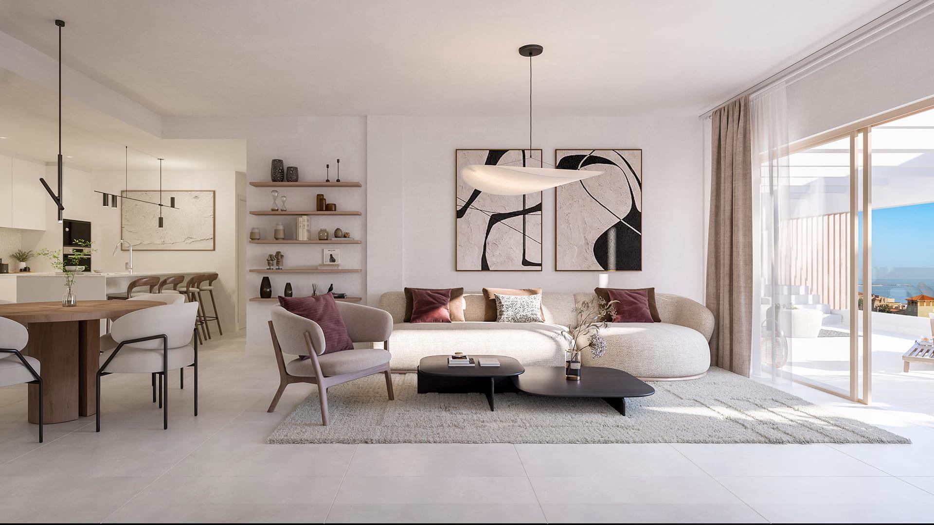 Second bedroom in 3-bedroom penthouse, Arroyo Vaquero, Estepona