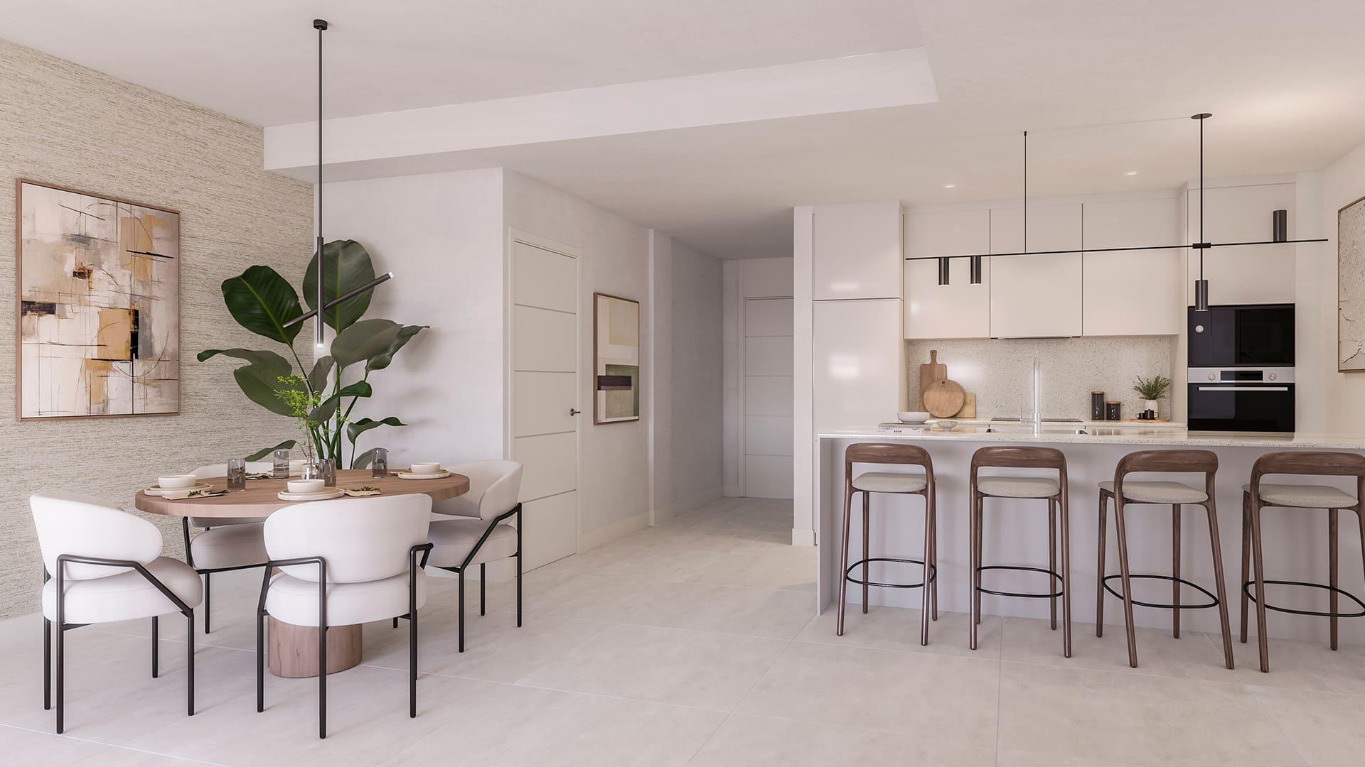 Bathroom in 3-bedroom penthouse, Arroyo Vaquero, Estepona