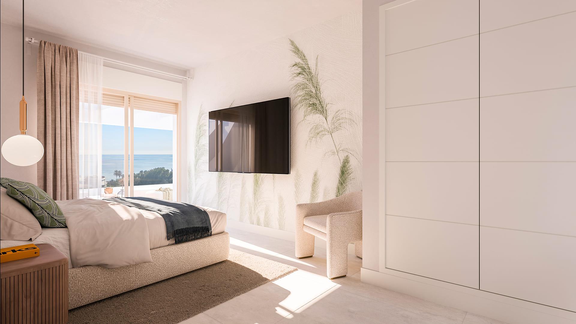Bathroom in 3-bedroom new-build apartment, Arroyo Vaquero, Estepona