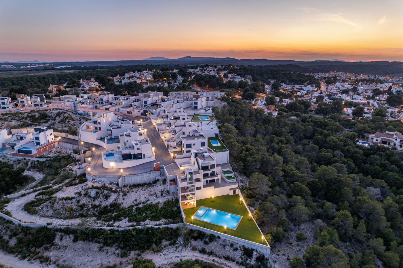 Outdoor space beside new-build villa in Bellavista, San Miguel De Salinas
