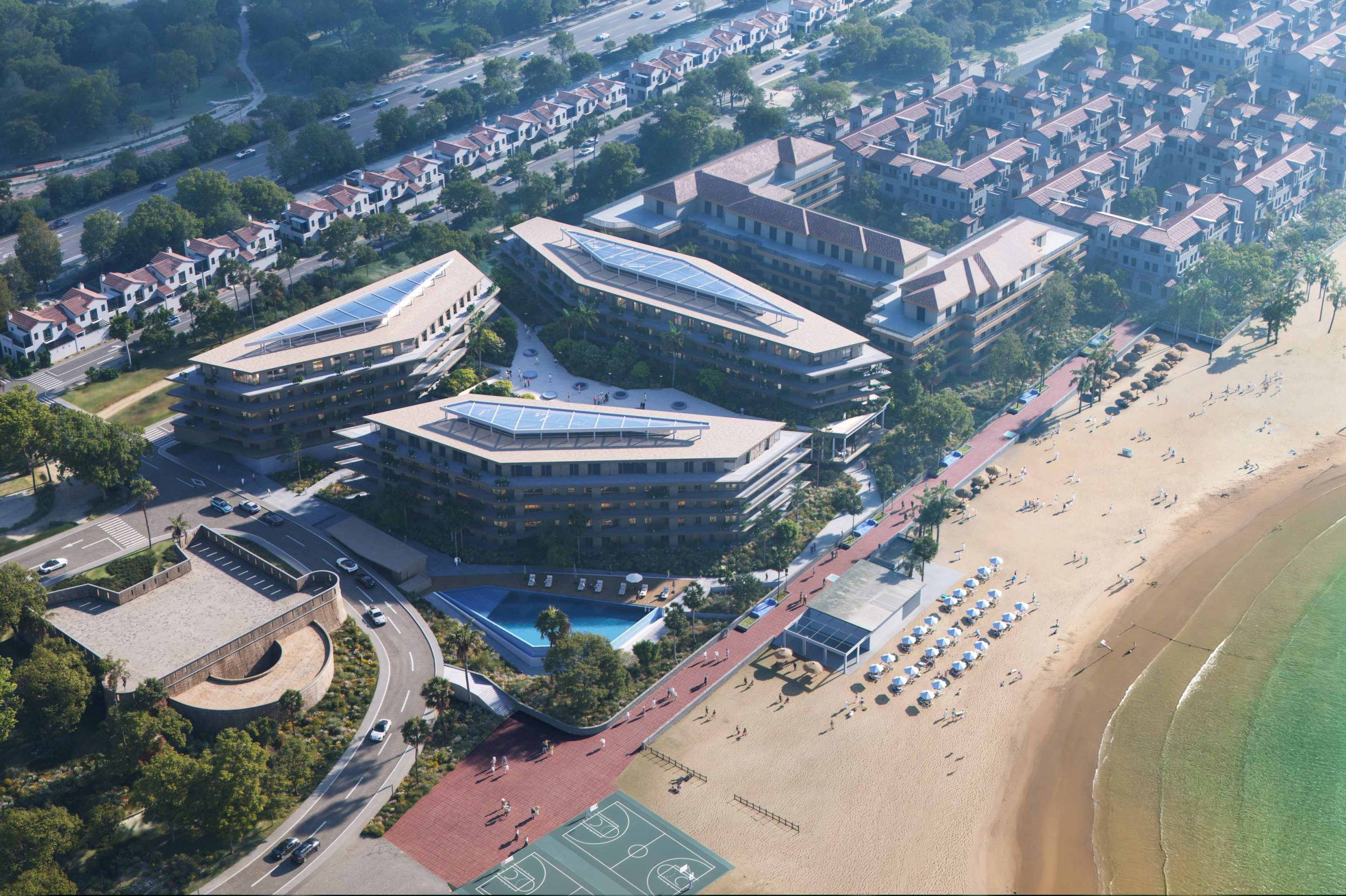 Open-plan living and dining area in 4-bedroom apartment, Puerto de la Duquesa