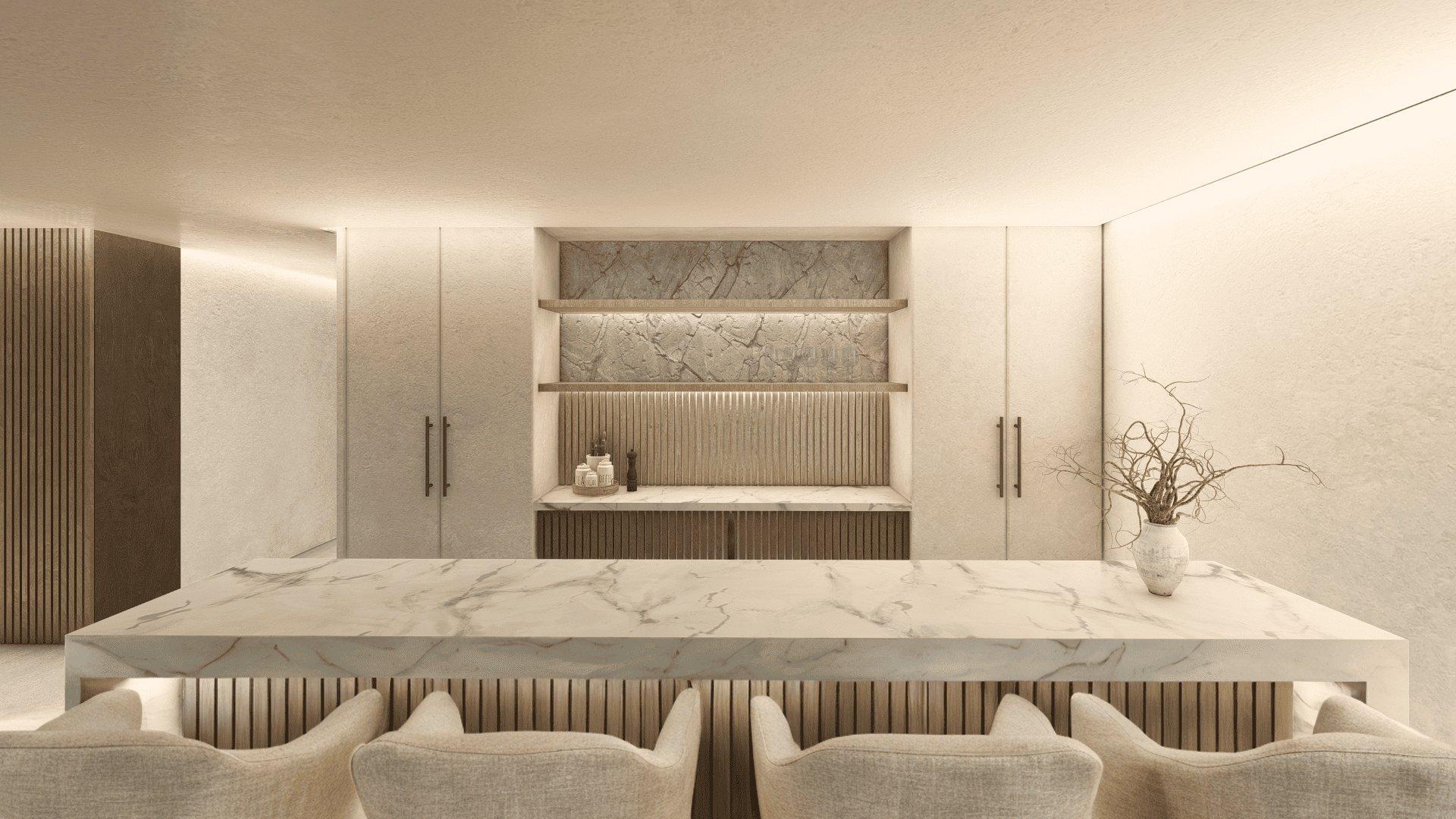 Kitchen in 4-bedroom new-build villa, Mijas Golf, Mijas