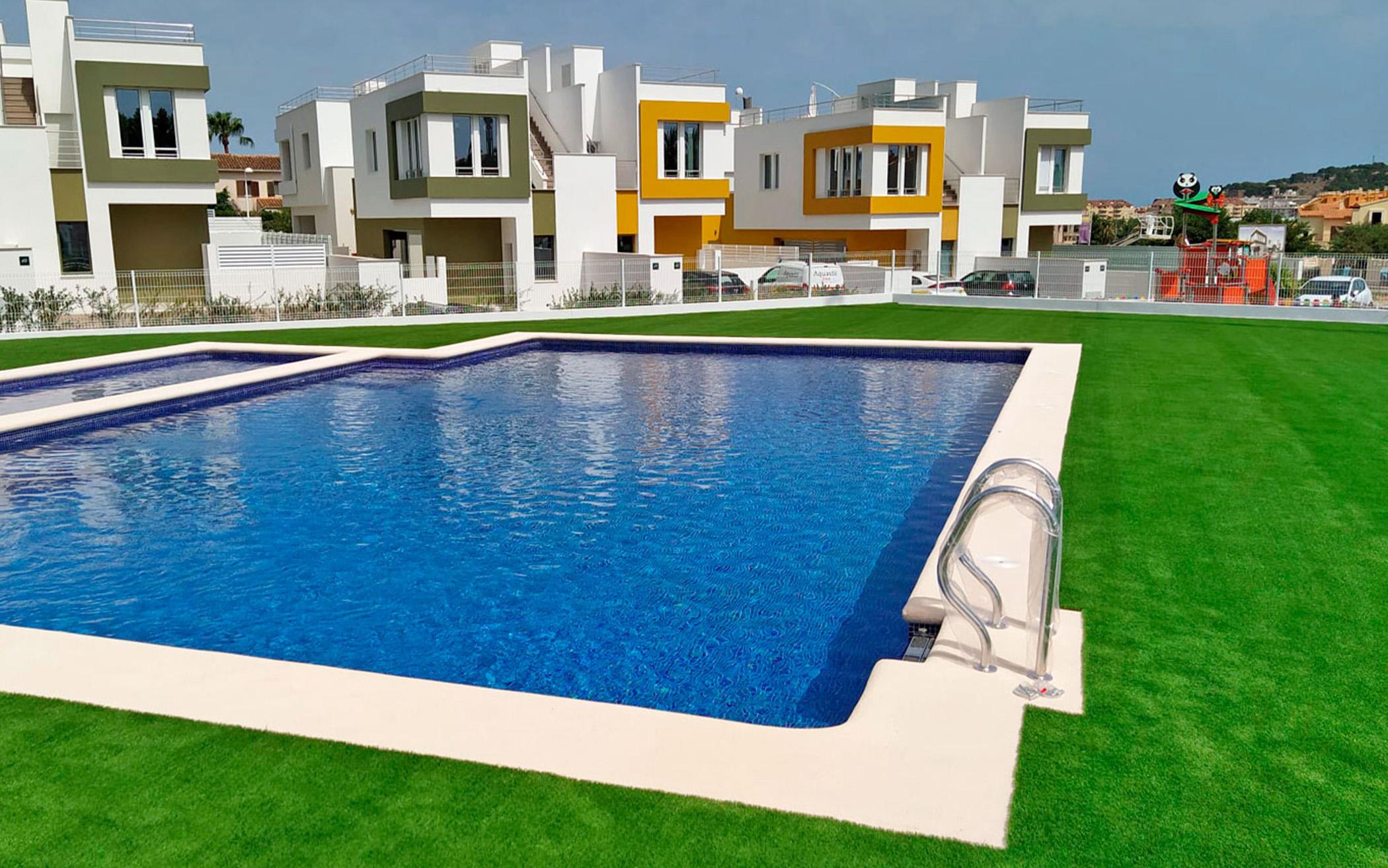 Bathroom in 3-bedroom new-build villa, Tossal Gros, Denia