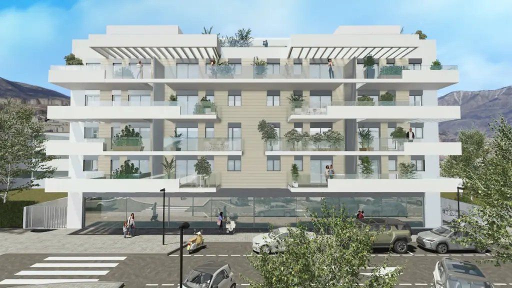 Living area in 3-bedroom apartment, Las Flores