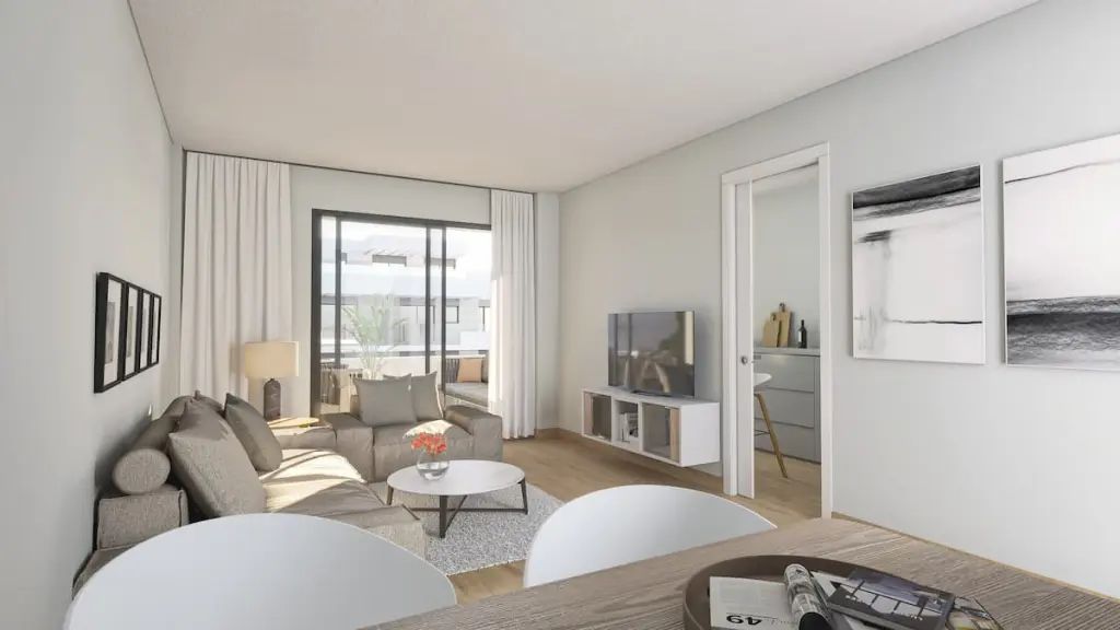 Second view of the apartment interior, Las Flores