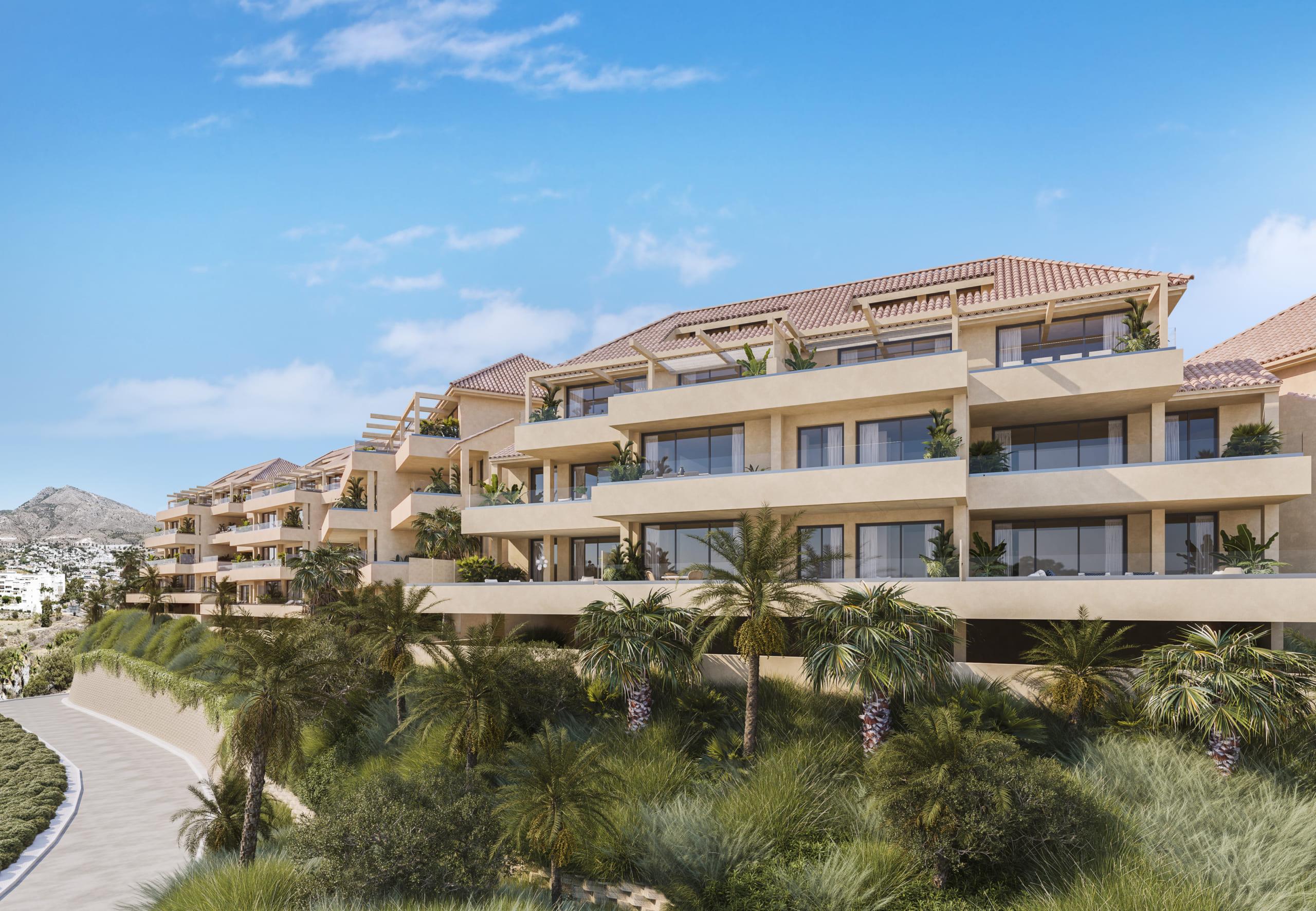 Terrace or balcony area in new-build apartment, Cortijo Torrequebrada