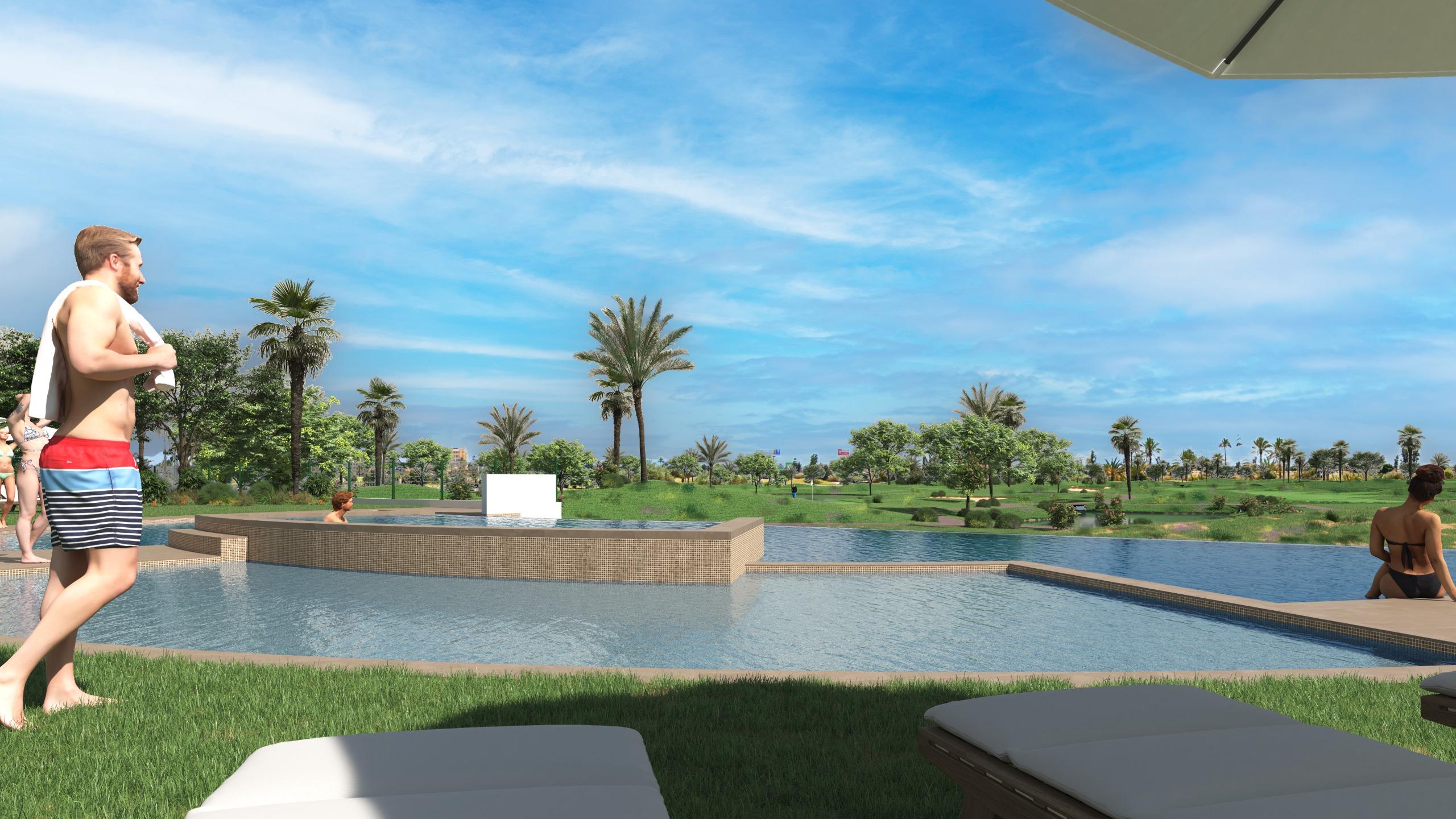Street view of the apartment in Serena Golf, Los Alcázares