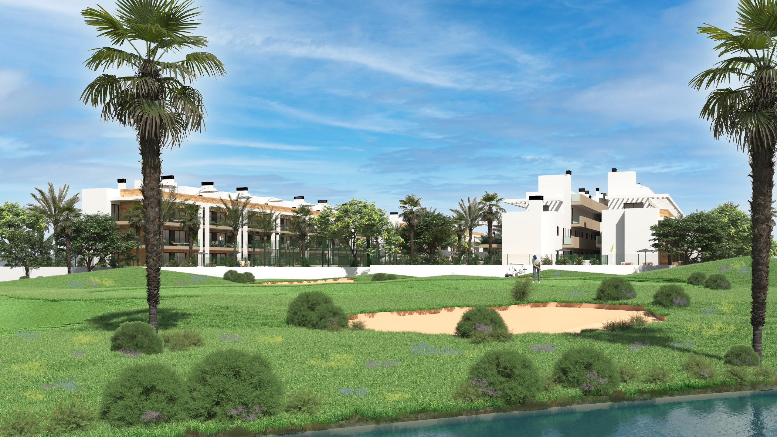 Neighbourhood view of the penthouse in Serena Golf, Los Alcázares