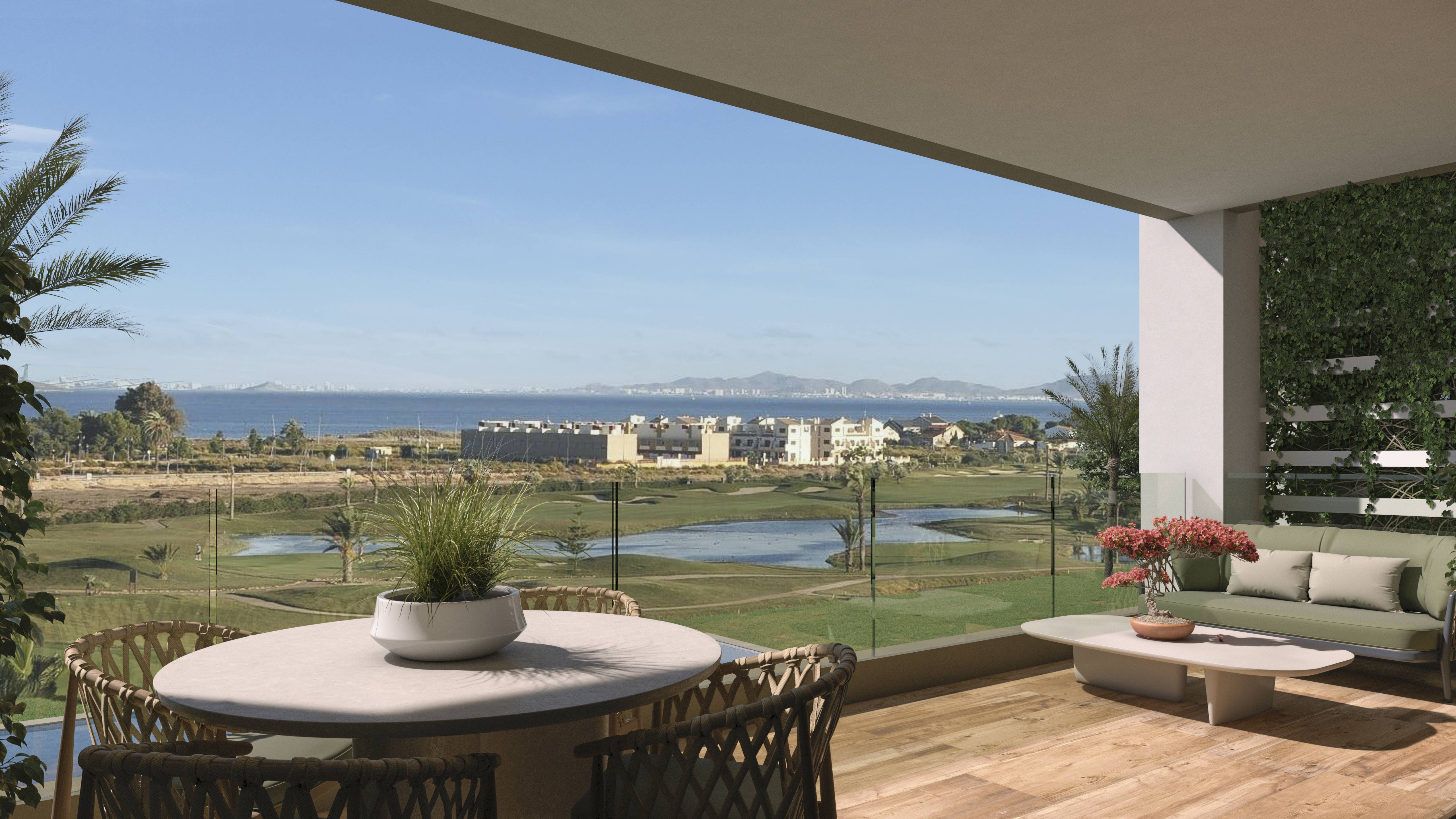 Kitchen area in penthouse, Serena Golf