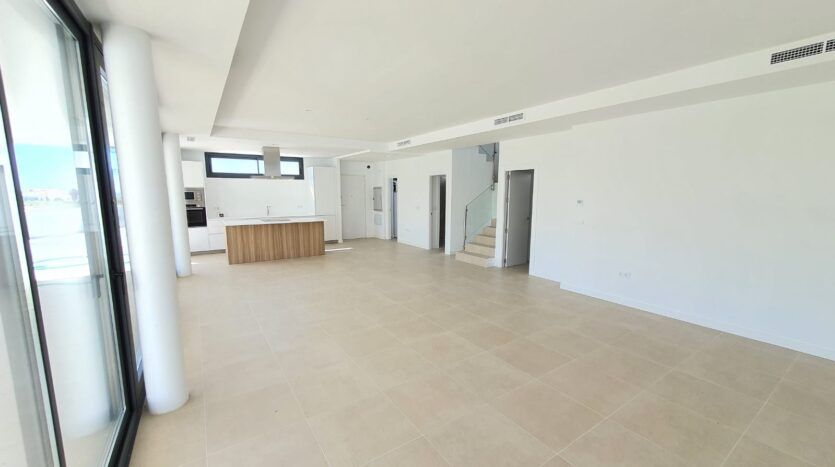 Second bedroom in new-build villa, El Castillo, Manilva