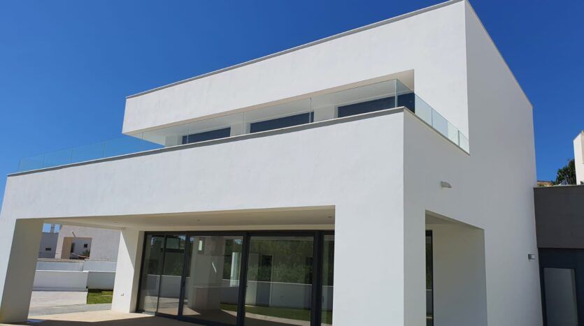 Street access and entrance to villa plot, El Castillo, Manilva