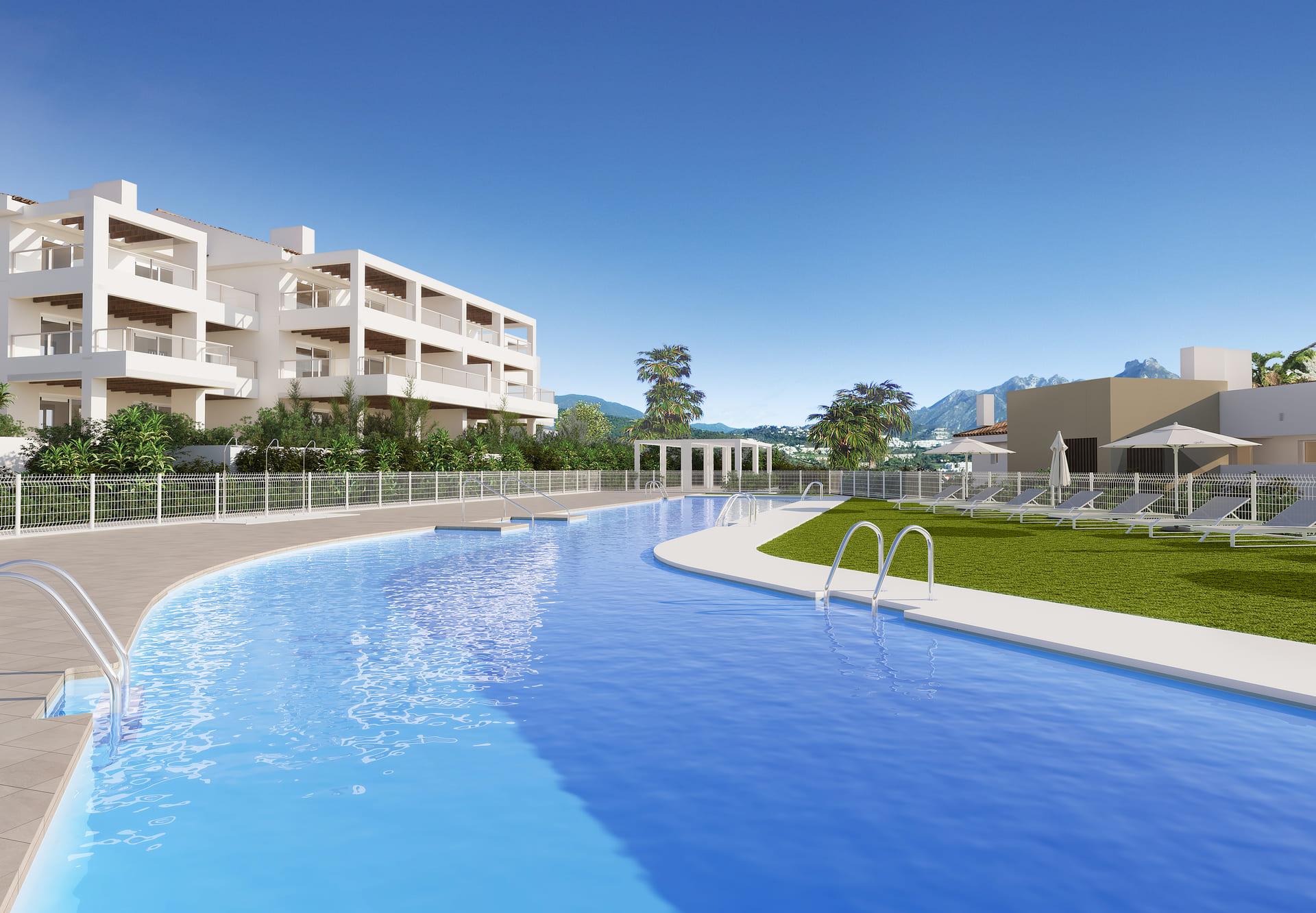 Second bedroom in new-build apartment, El Paraíso, Benahavis