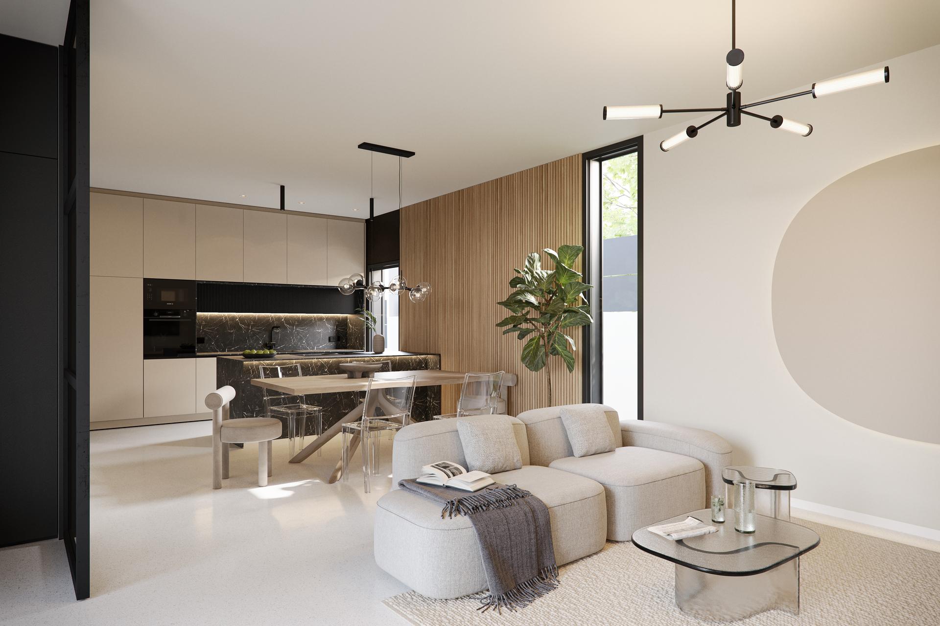 Kitchen in 3-bedroom new-build villa, Pueblo, San Miguel De Salinas