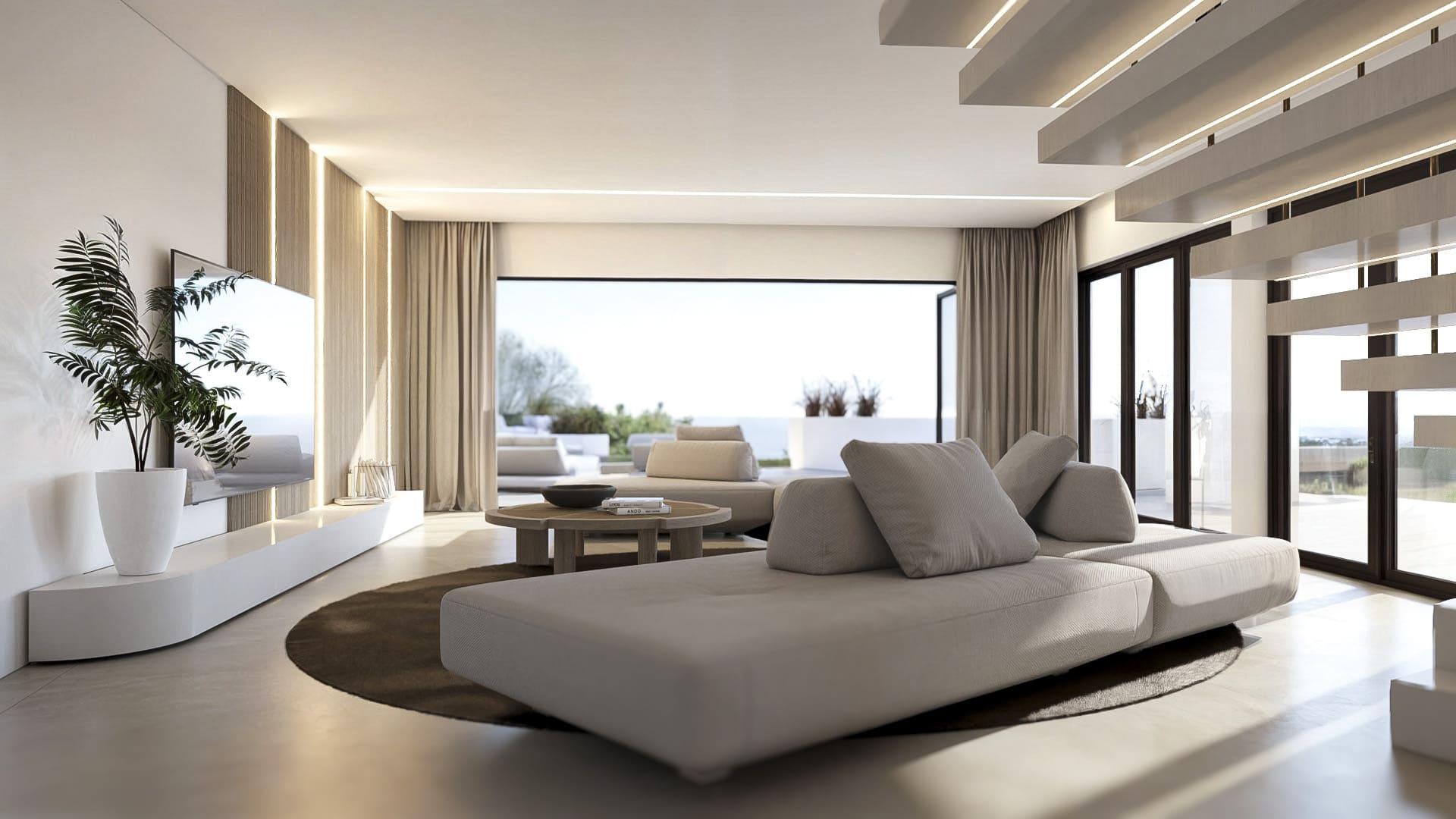 Garage interior in 4-bedroom villa, Santa María, Marbella