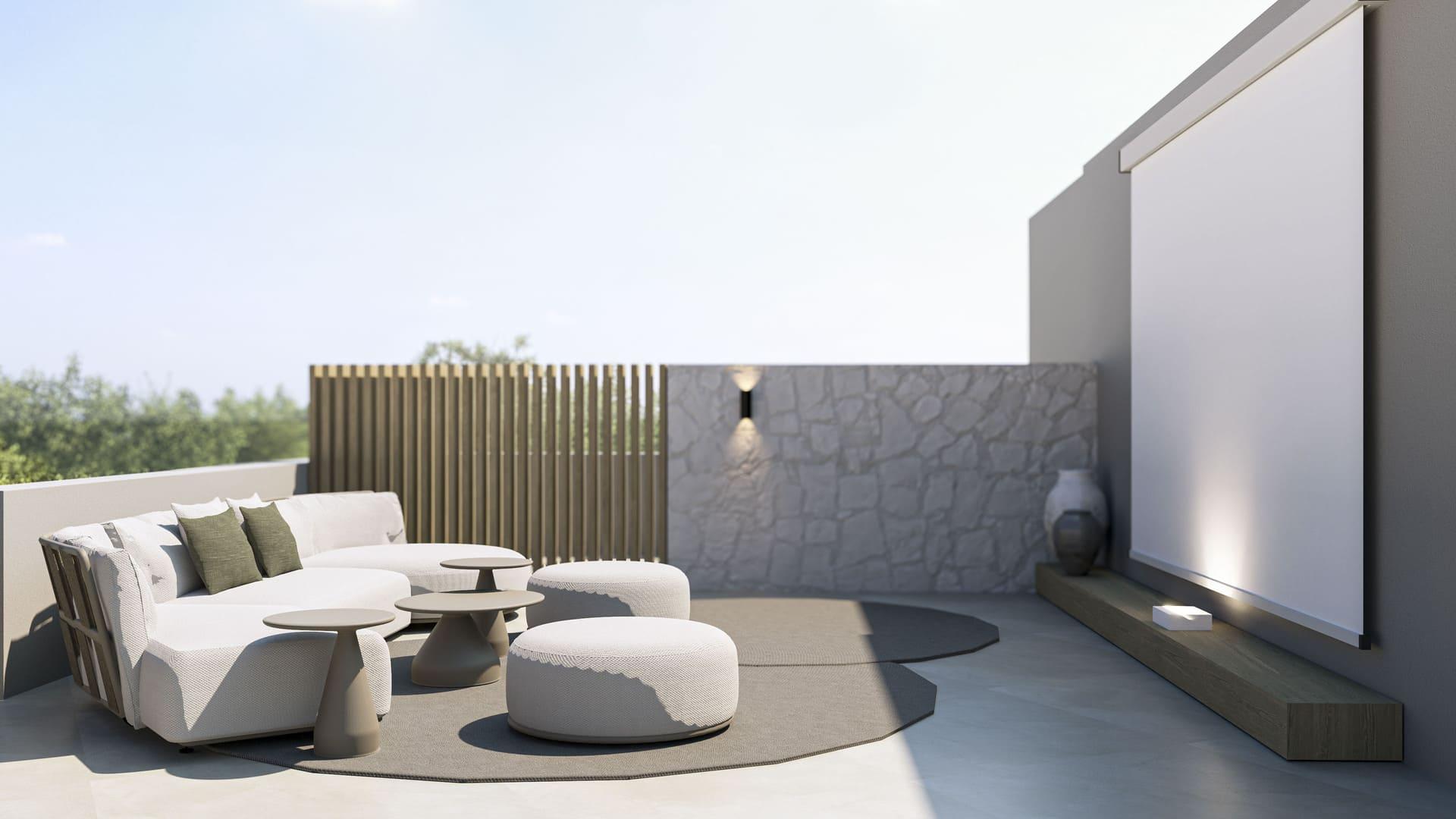 Second bedroom in 4-bedroom new-build villa, Santa María, Marbella