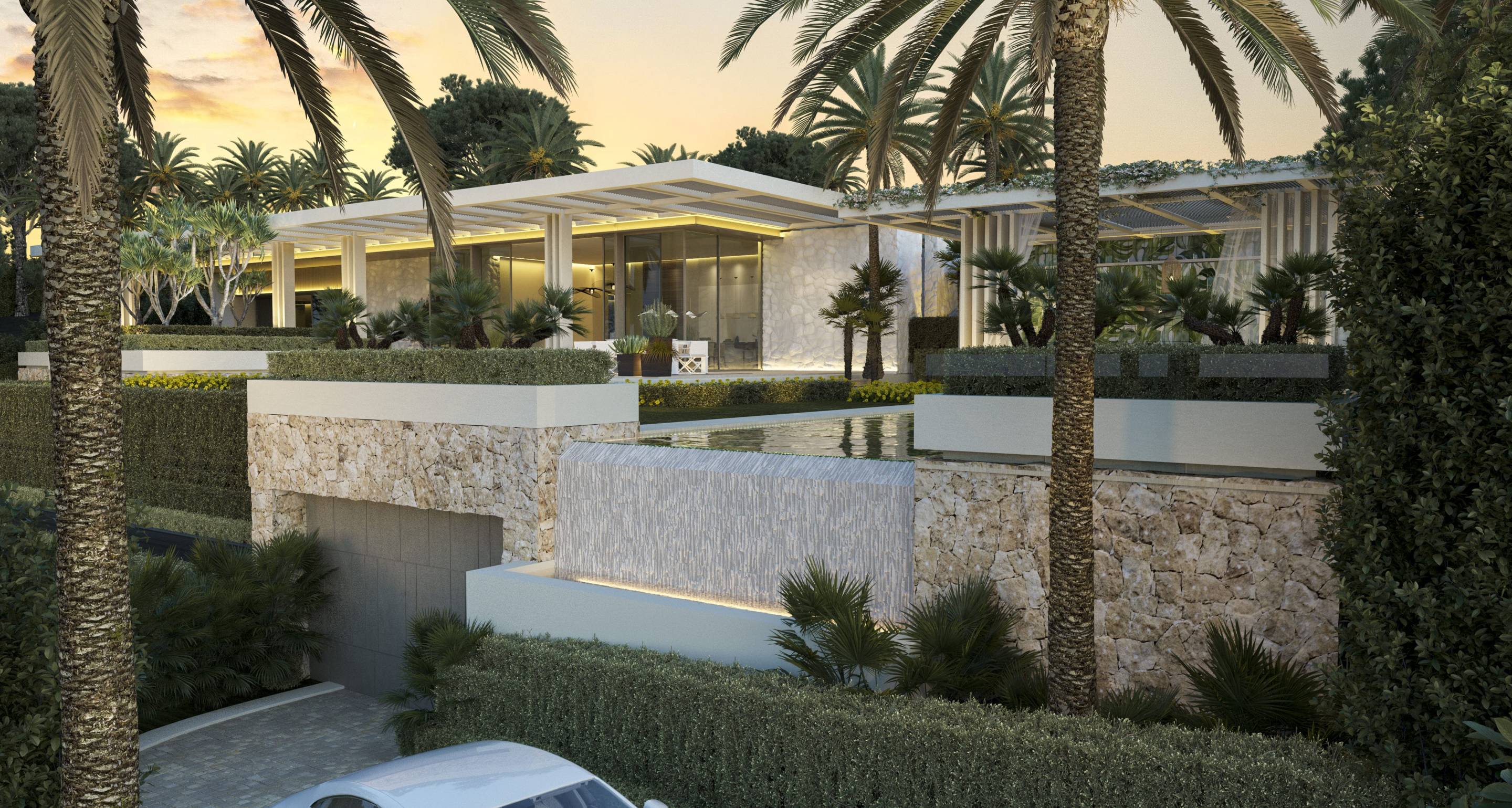 Master bedroom in 7-bedroom villa, Las Brisas, Marbella