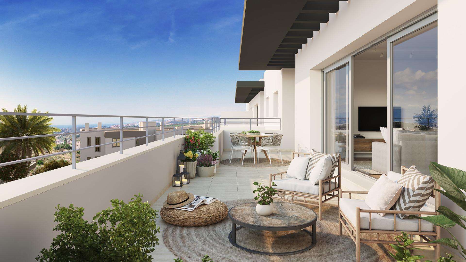 Underground parking spaces in new-build apartment complex, Valle Romano