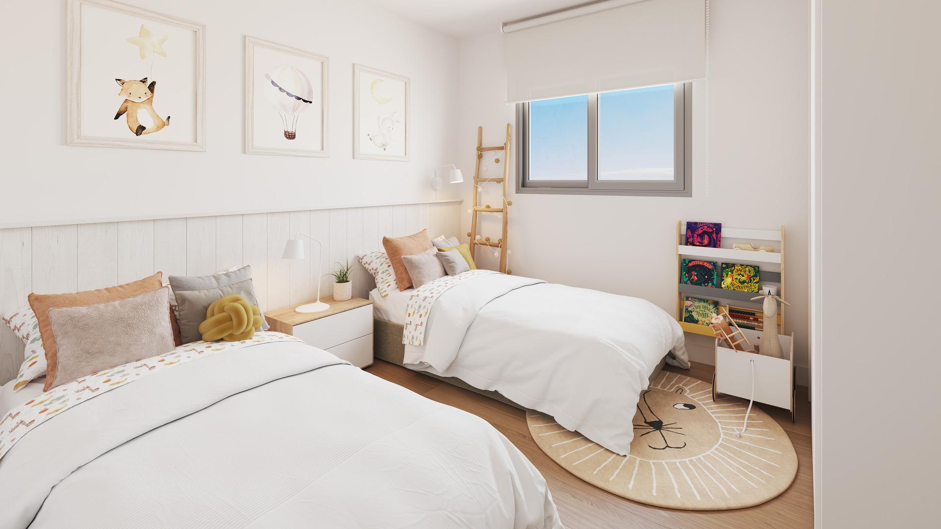 Second bedroom in new-build apartment, Valle Romano, Estepona