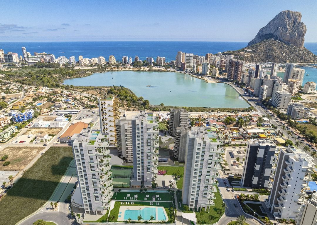 Apartment for sale in Playa Arenal-Bol, Calpe - exterior view of new-build residential block