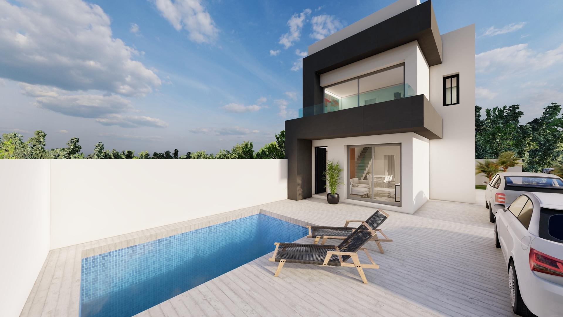 Second bedroom in 3-bedroom villa, Almoradi, Alicante