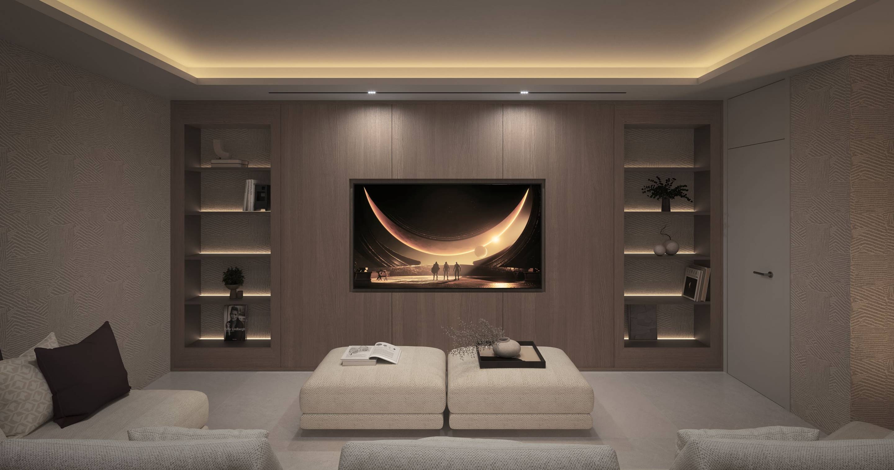 Bedroom interior, 4-bedroom new-build villa, Whater Gardens