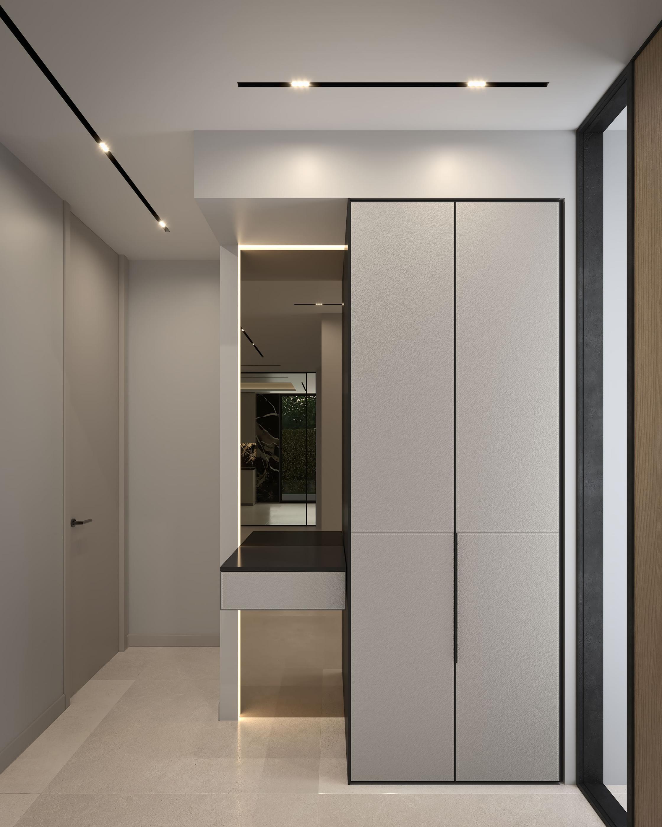 Bathroom with walk-in shower, new-build villa, Whater Gardens