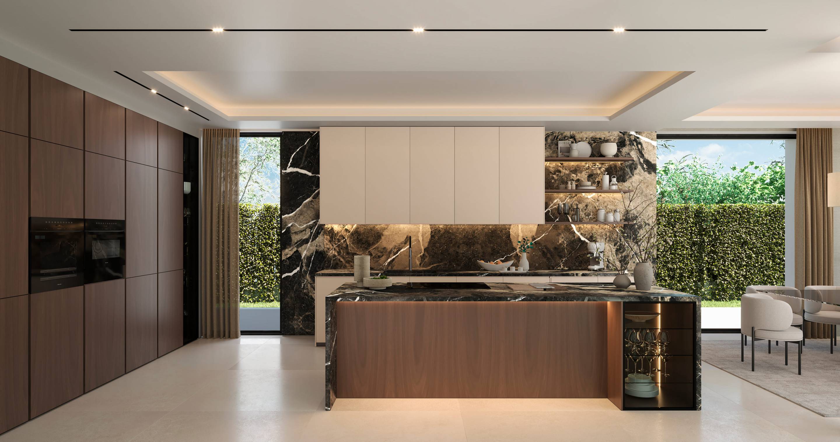 Solarium level of new-build villa, Whater Gardens, Estepona