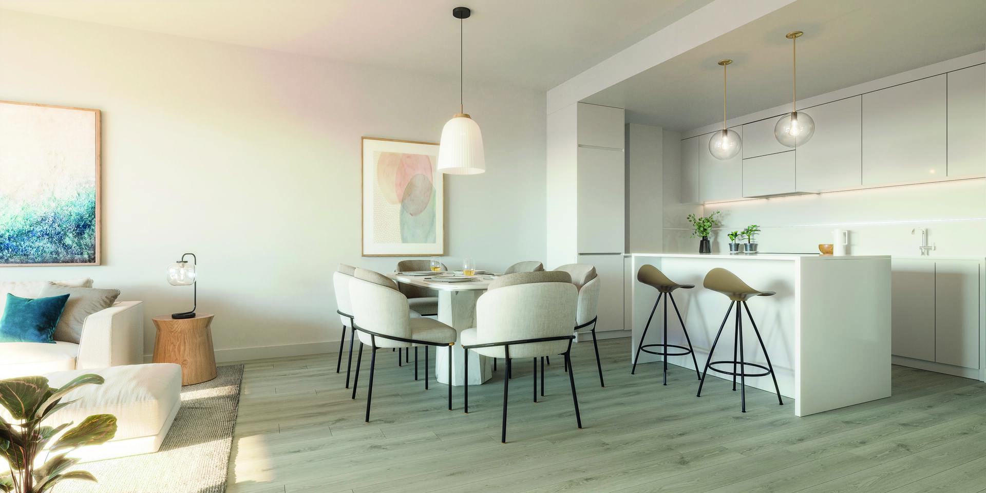 Interior view of apartment in Las Flores, Mijas