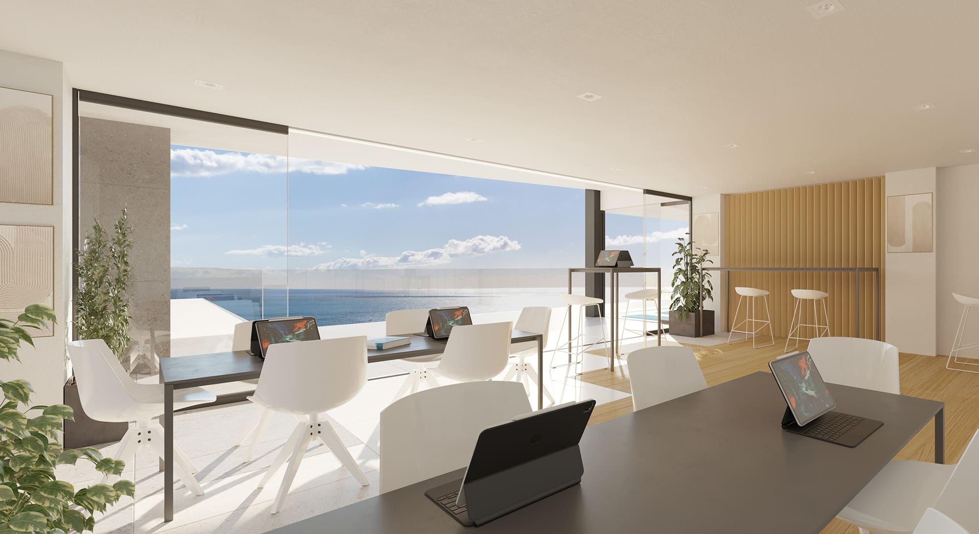 Private terrace with sea views