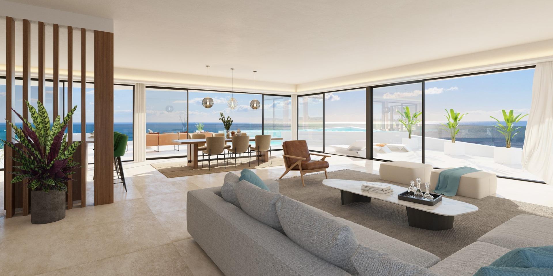 Bathroom with full suite in 3-bedroom penthouse, Carvajal, Fuengirola