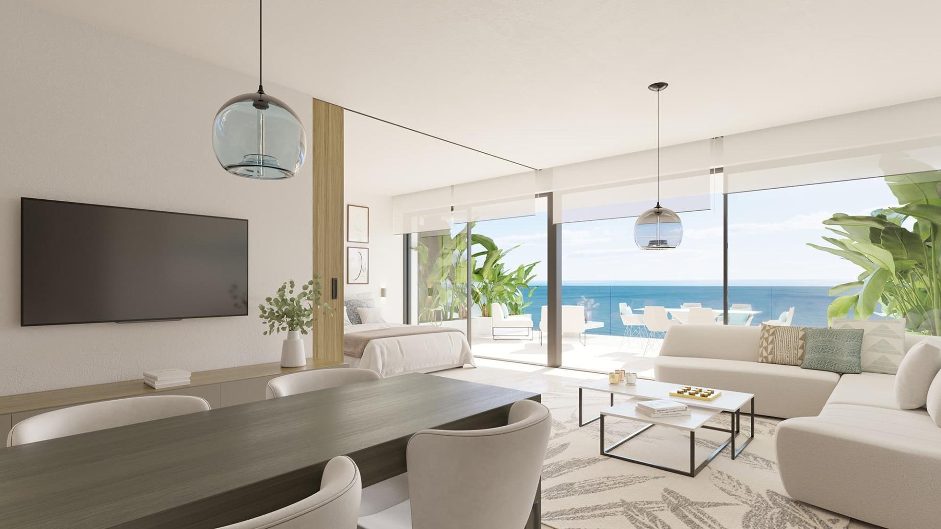 Second bathroom in new-build penthouse, Carvajal, Fuengirola